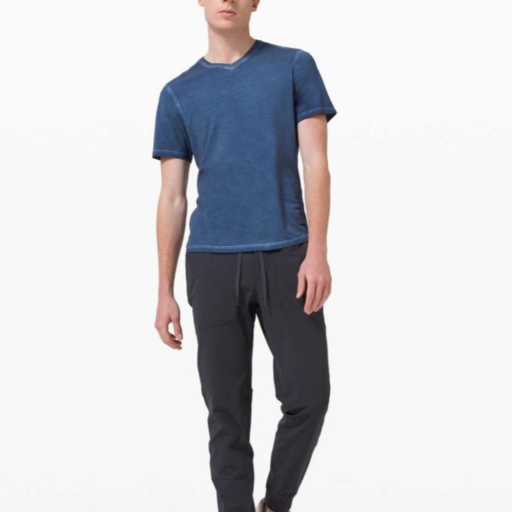 Lululemon 5 Year Basic V *Wash Code Blue Sun Wash - image 2